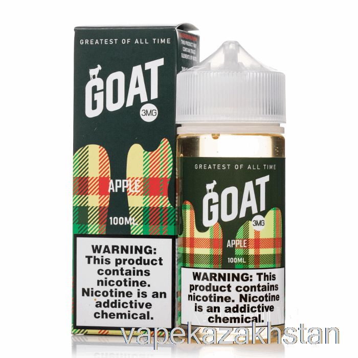 Vape Disposable Apple - Goat E-Liquid - 100mL 0mg